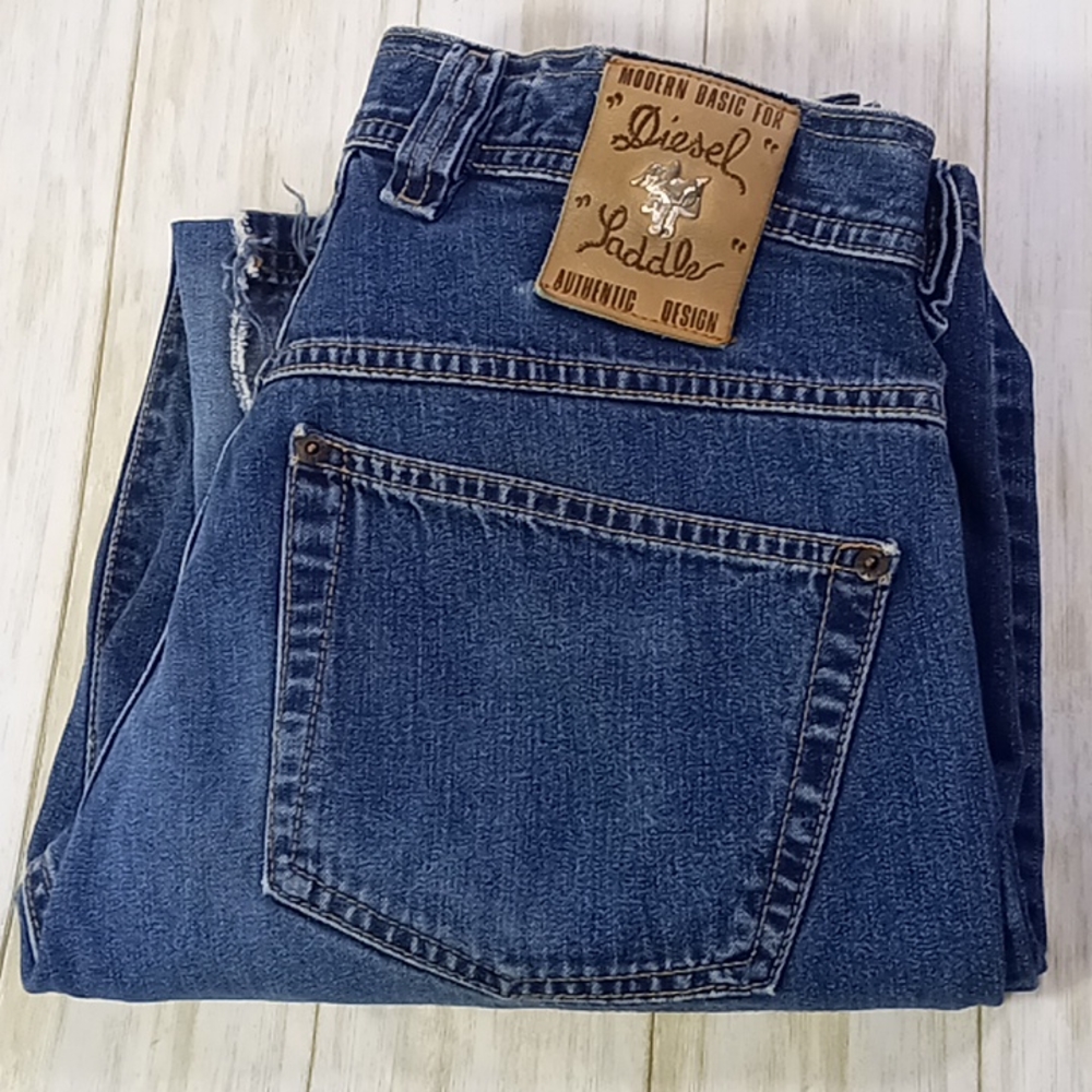 Vintage Diesel Industry Saddle Jeans Size 30 - Picture 4 of 16